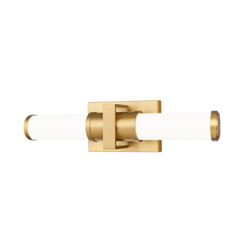 Z-Lite Idris 18" LED 1-Light Vanity - 20W - CCT Selectable - 1,000 Lumens - 120V - Modern Gold / Opal White