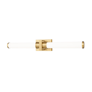 Z-Lite Idris 32" LED 1-Light Vanity - 32W - CCT Selectable - 1,840 Lumens - 120V - Modern Gold / Opal White