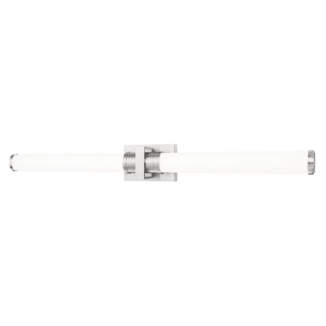 Z-Lite Idris 40" LED 1-Light Vanity - 40W - CCT Selectable - 1,960 Lumens - 120V - Brushed Nickel / Opal White