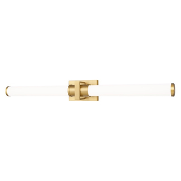 Z-Lite Idris 40" LED 1-Light Vanity - 40W - CCT Selectable - 2,030 Lumens - 120V - Modern Gold / Opal White