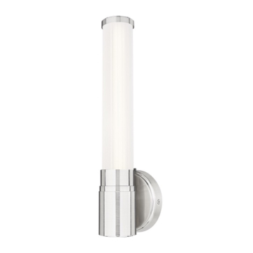 Z-Lite Warwick LED 1-Light Wall Sconce - 16W - CCT Selectable - 737 Lumens - 120V - Brushed Nickel / Opal White