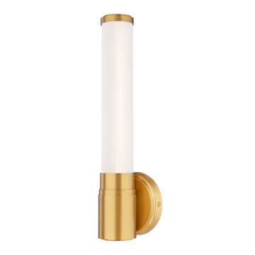 Z-Lite Warwick LED 1-Light Wall Sconce - 16W - CCT Selectable - 719 Lumens - 120V - Modern Gold / Opal White