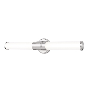 Z-Lite Warwick 25" LED 1-Light Vanity - 25W - CCT Selectable - 1,470 Lumens - 120V - Brushed Nickel / Opal White