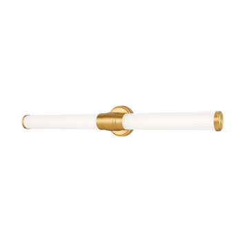 Z-Lite Warwick 32" LED 1-Light Vanity - 32W - CCT Selectable - 1,780 Lumens - 120V - Modern Gold / Opal White