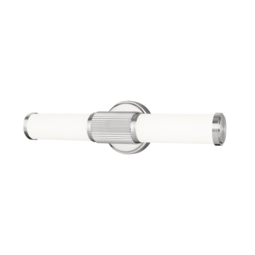 Z-Lite Solange 18" LED 1-Light Vanity - 20W - CCT Selectable - 1,000 Lumens - 120V - Brushed Nickel / Opal White