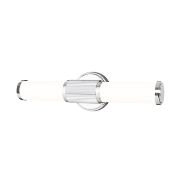 Z-Lite Solange 18" LED 1-Light Vanity - 20W - CCT Selectable - 990 Lumens - 120V - Chrome / Opal White
