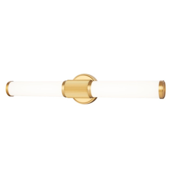 Z-Lite Solange 25" LED 1-Light Vanity - 25W - CCT Selectable - 1,500 Lumens - 120V - Modern Gold / Opal White