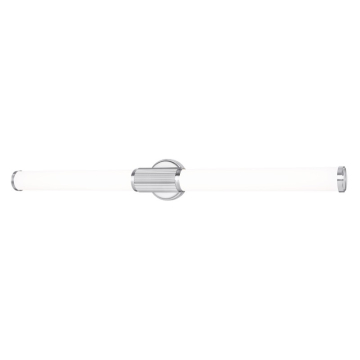 Z-Lite Solange 40" LED 1-Light Vanity - 40W - CCT Selectable - 1,930 Lumens - 120V - Brushed Nickel / Opal White