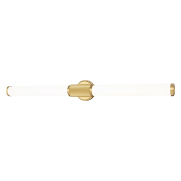 Z-Lite Solange 40" LED 1-Light Vanity - 40W - CCT Selectable - 1,920 Lumens - 120V - Modern Gold / Opal White