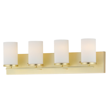 Maxim Lighting Lateral 4-Light Bath Vanity Light - 120V - Satin Brass