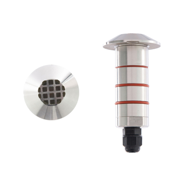 WAC Lighting 1" LED Round Honeycomb Louver Inground Indicator Light - 100 Lumens - 2W - 2700K - 12V - Stainless Steel