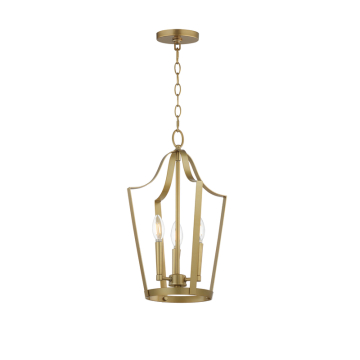 Maxim Lighting Arden 3-Light Pendant - 120V - Natural Aged Brass