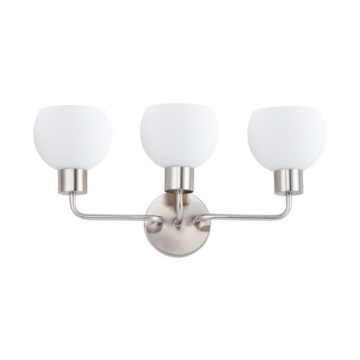 Maxim Lighting Coraline 3-Light Bath Vanity Light - 120V - Satin Nickel