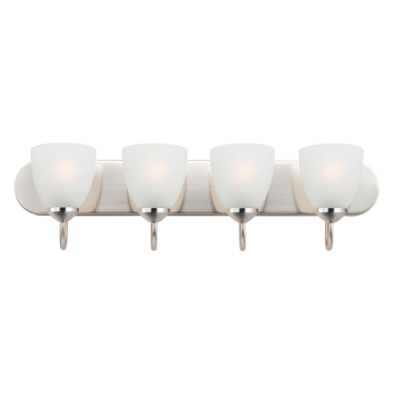 Maxim Lighting Axis 4-Light Strip Bath Vanity Light - 120V - Polished Chrome