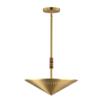 Maxim Lighting Helsinki 16" Pendant - 120V - Natural Aged Brass