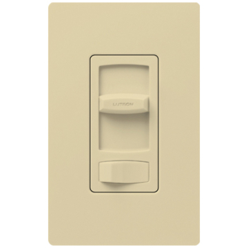 Lutron Skylark Contour Reverse-Phase ELV Dimmer for LED/INC/HAL/CFL- Ivory