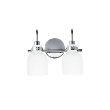 Maxim Lighting Milk 2-Light Bath Vanity Light - 120V - Polished Chrome