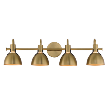 Maxim Lighting Dusk 4-Light Bath Vanity Light - 120V - Satin Brass