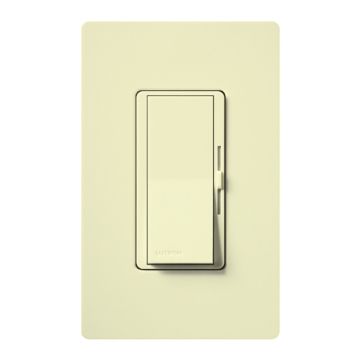 Lutron Diva 0-10V LED Dimmer - Single-Pole / 3-Way - 8A - 120-277V - Almond