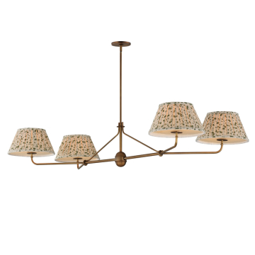 Maxim Lighting Dunbridge 4-Light Chandelier - 120V - Weathered Brass