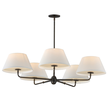 Maxim Lighting Dunbridge 5-Light Chandelier - 120V - Antique Bronze