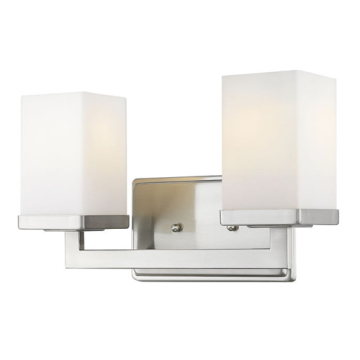 Z-Lite Tidal 2-Light Vanity - 120V - Brushed Nickel