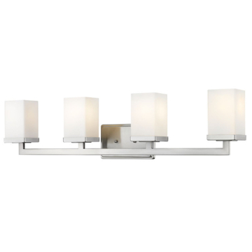 Z-Lite Tidal 4-Light Vanity - 120V - Brushed Nickel