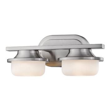 Z-Lite Optum 2-Light LED Vanity - 3000K - 120V - Brushed Nickel