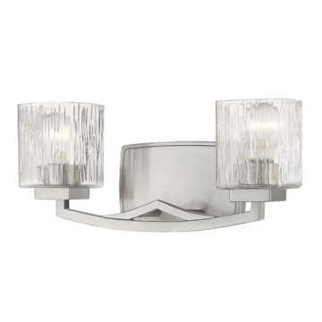 Z-Lite Zaid 2-Light Vanity - 120V - Brushed Nickel