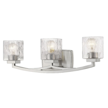 Z-Lite Zaid 3-Light Vanity - 120V - Brushed Nickel