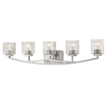 Z-Lite Zaid 5-Light Vanity - 120V - Brushed Nickel