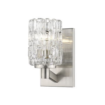 Z-Lite Aubrey 1-Light Wall Sconce - 120V - Brushed Nickel
