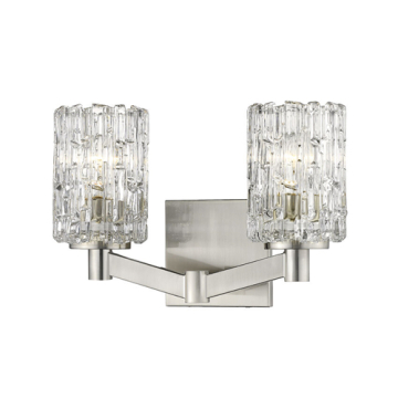 Z-Lite Aubrey 2-Light Vanity - 120V - Brushed Nickel