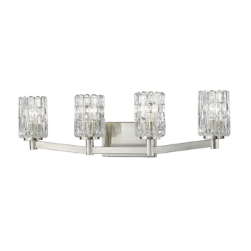 Z-Lite Aubrey 4-Light Vanity - 120V - Brushed Nickel