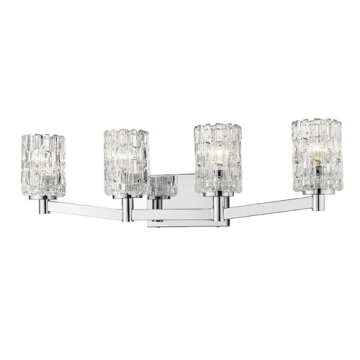 Z-Lite Aubrey 4-Light Vanity - 120V - Chrome