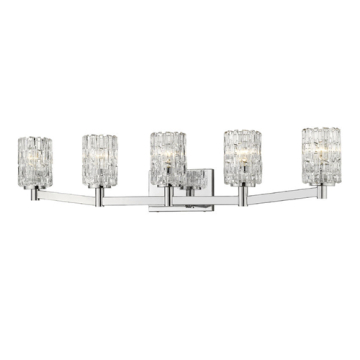 Z-Lite Aubrey 5-Light Vanity - 120V - Chrome