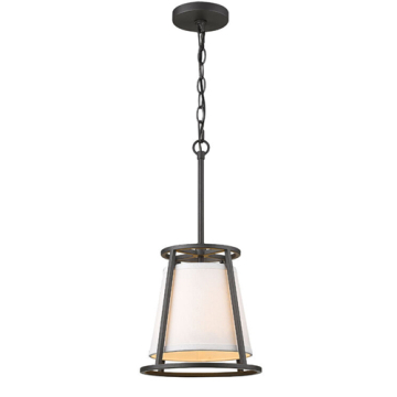 Z-Lite Lenyx 1-Light Pendant - 120V - Iron Ore