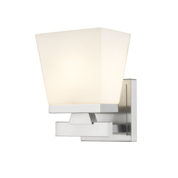 Z-Lite Astor 1-Light Wall Sconce - 120V - Brushed Nickel / Etched Opal
