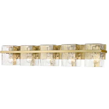 Z-Lite Bennington 5-Light Vanity - 120V - Modern Gold