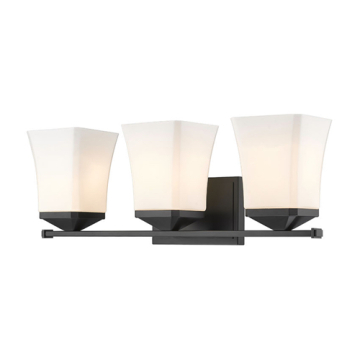 Z-Lite Darcy 3-Light Vanity - 120V - Matte Black