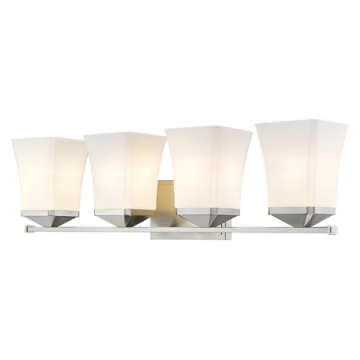Z-Lite Darcy 4-Light Vanity - 120V - Brushed Nickel