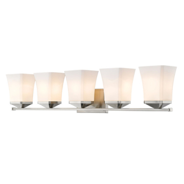 Z-Lite Darcy 5-Light Vanity - 120V - Brushed Nickel