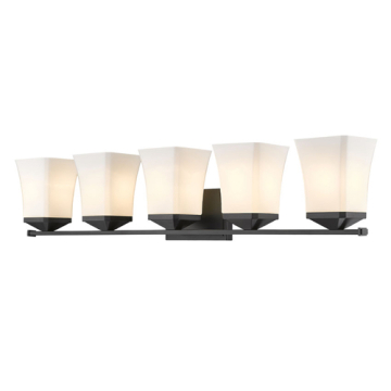 Z-Lite Darcy 5-Light Vanity - 120V - Matte Black
