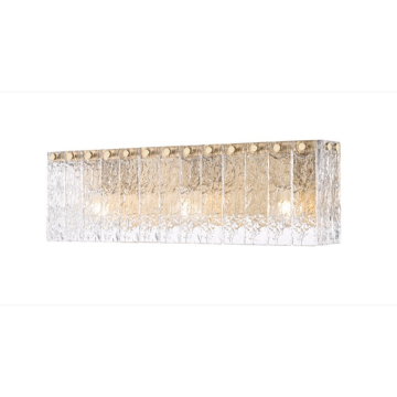 Z-Lite Glacier 24" 3-Light Vanity - 120V - Modern Gold / Clear