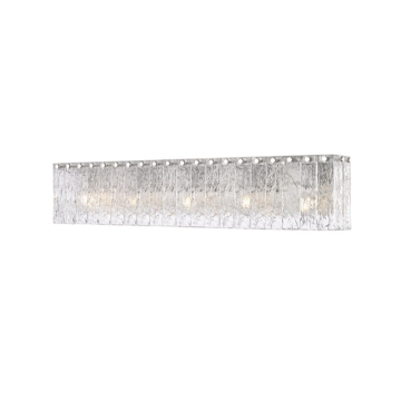 Z-Lite Glacier 36.5" 5-Light Vanity - 120V - Brushed Nickel / Clear