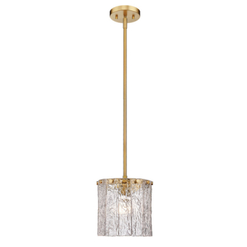 Z-Lite Glacier 1-Light Pendant - 120V - Modern Gold
