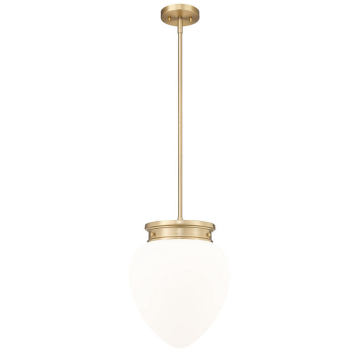 Z-Lite Gideon 12.5" 1-Light Pendant - 120V - Modern Gold