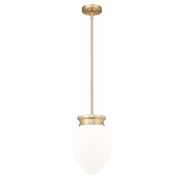 Z-Lite Gideon 10" 1-Light Pendant - 120V - Modern Gold