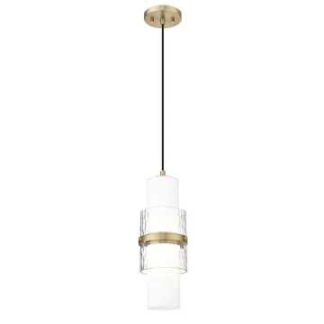 Z-Lite Cayden 1-Light Pendant - 120V - Modern Gold
