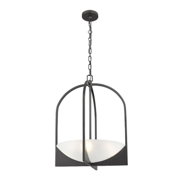 Z-Lite Devon 4-Light Pendant - 120V - Matte Black